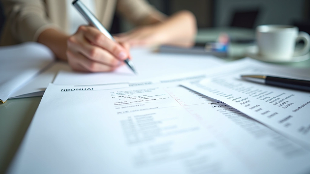 Calendar fiscal și documente de taxe pe o masă de birou cu notițe