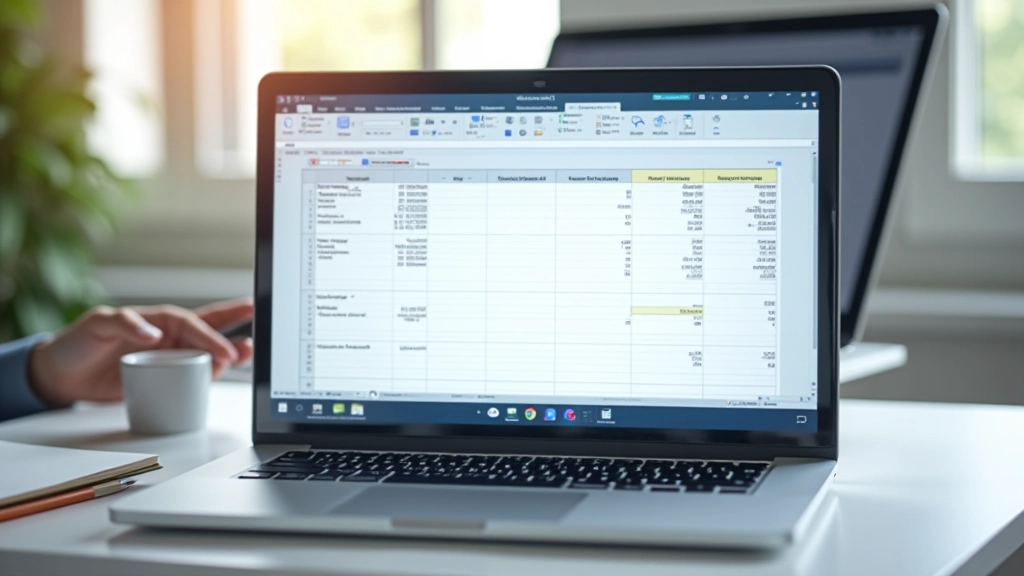 Tabel lunar în Excel cu coloane de date, categorii și sume, organizat clar